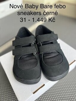 nové baby bare febo sneakers 31