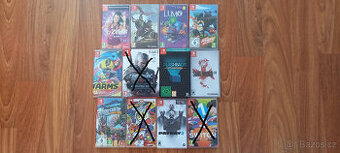 Prodám hry na Nintendo Switch