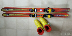 Sjezdové lyže dětské Rossignol 120 cm + přezkáče vel.21,5