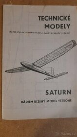 Stary technicky plan Saturn model vetrone - 1