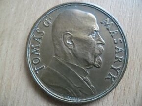 medaile Masaryk č.2- narozeninová 1935 (50mm )