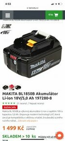 Makita baterie