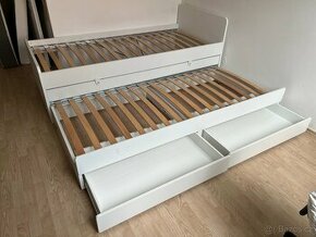 Ikea rám postele s lůžkem a úl. prost - 90x200 cm