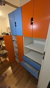 Ikea dětská sestava modro oranž.