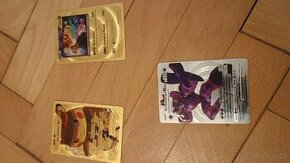 pokémon karty s mini albem a herní karta