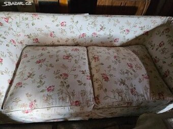 SEDAČKA LÁTKOVÁ 200/150/90cm NEPOUZITA