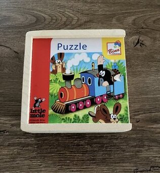 Krtek - dřevěné puzzle