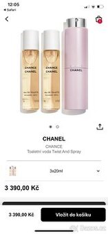 Chanel Chance Twist and spray eau de toilette 3x20ml