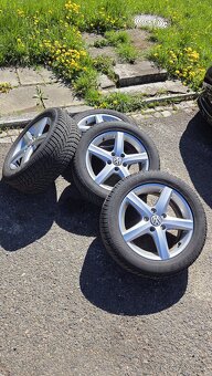 ALU VW ASPEN 5x112 6Jx16 zimní pneu Dunlop