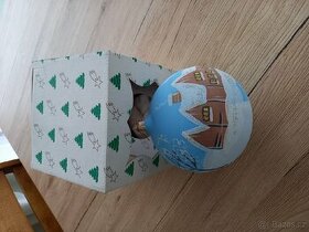 Prodám skleněnou ručně malovanou vánoční kouli - 1