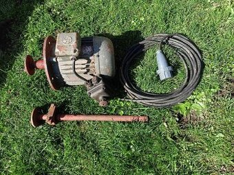 Motor MEZ 1.5 kW s kablem, spínačem a zásuvkou. - 1