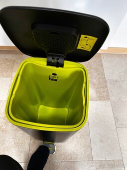 Odpadkový koš Chic Bin L 50l Black/Green Kitchen Bin