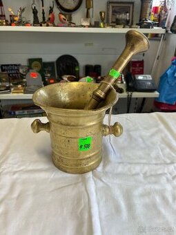 Velký mosazný hmoždíř 6,6kg