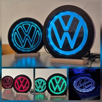 LED dekorace VW