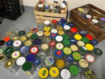 Zavařovací sklenice 0,7l na okurky a med - 1