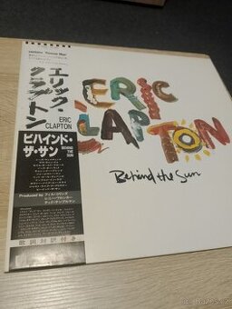 LP Eric Clapton Behind The Sun 1985 Japan