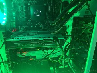 herní pc + monitor aoc 24''