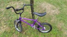 Dětské kolo - fialové