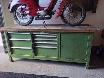 Dílenský stůl / Ponk - Industrialní