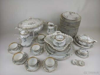 Porcelánový jídelní servis Ostrov nad Ohří a Pirken-Hammer