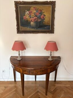 Demi-lune rozkládací stůl Francie