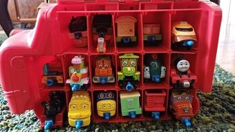 Chuggington mašinky kovové + příslušenství