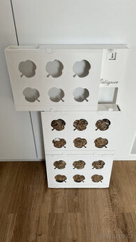 Nástěnný květinový obraz HOH Trio bílý