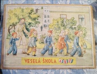 Stará hra Veselá škola ABC