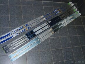 SUPER 163 CM TURISTICKÉ BĚŽKY SALOMON DO 64 KILO SNS