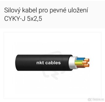 CYKY-J 5x2,5