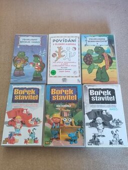 VHS kazety pohádky pro děti