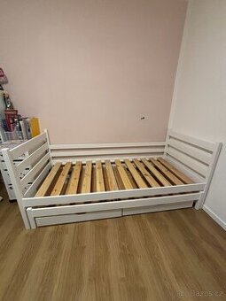 Dětská postel, dvoulůžko + úložný prostor