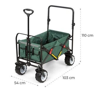 Vozík s extra širokými pneumatikami