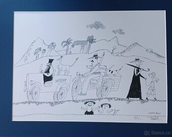 Adolf Born .Serigrafie Originální dílo.