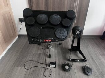 Kompaktni elektronicke bici + stojan + basovy pad Yamaha