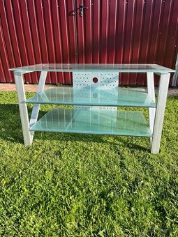 📺 Prodám TV stolek – kov/sklo/dřevo, moderní design