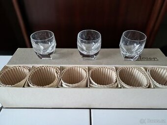 Sklenky na destiláty Moser Karlsbad