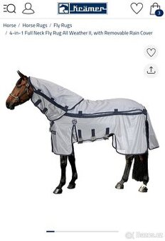 Síťová deka s nepromokavými zády  vel. 155