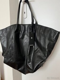 Represent Pleated Large Leather Tote Bag