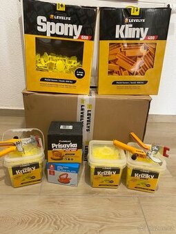 Levelys – kleště, klíny, spony, křížky (set)
