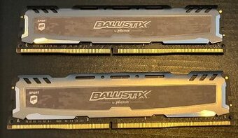 2x Crucial 8GB DDR4 2400MHz CL16
