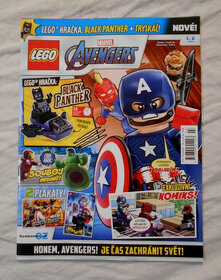 Časopis Lego Avengers 2 / 2023 - bez dárků s posterem