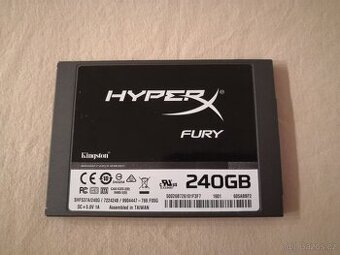 SSD disk HyperX Fury 240 Gb