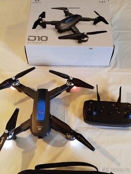 SKLÁDACÍ DRON DEERC D10, 2 BATERIE, POUZDRO