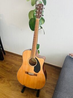 Fender CD-60SCE Natural Elektroakustická kytara Dreadnought