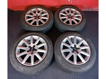 ALU disky AUDI 5x112 R16 se zimními pneu 205/55 R16