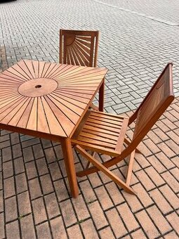 Zahradní set - stůl a 4 židle