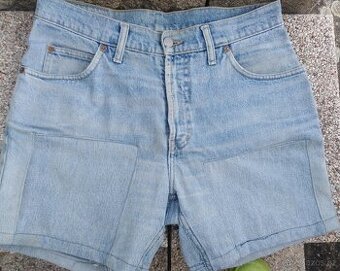 Originální vintage džínové kraťasy pas 42,5 cm