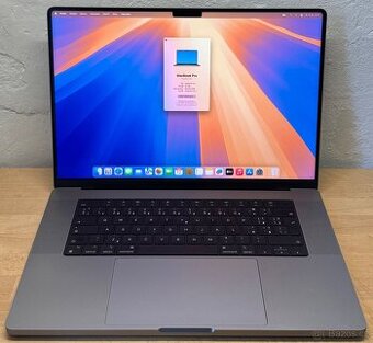 MacBook Pro 16” 2021/32GB RAM/M1 PRO/1TB SSD/Záruka