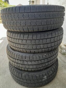 4× zimní pneu 2015/75 16 C + disky Ford Transit r. 2013